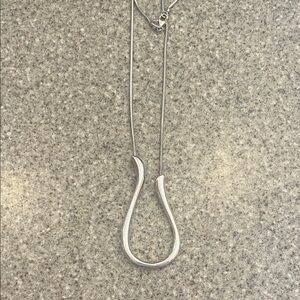 Silpada Silver Teardrop Necklace